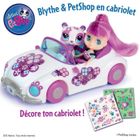 UNIVERS MINIATURE COMPLET Blythe Et Son Petshop En Cabriolet