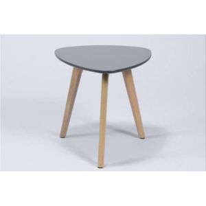 table d'appoint grise
