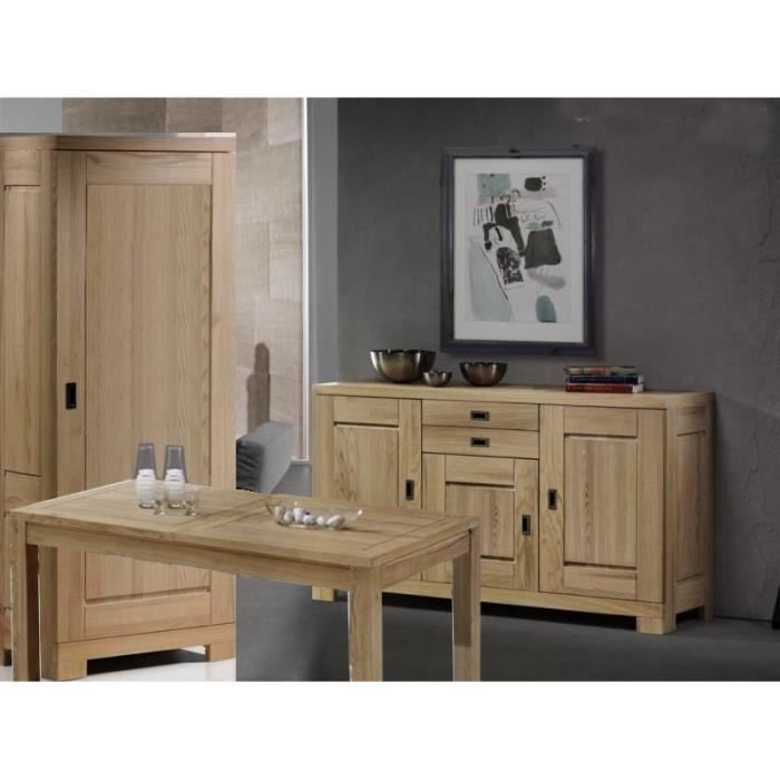 Salle à manger complète en chêne massif"Virginia" Meuble House Achat