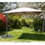 PARASOL - OMBRAGE  Parasol déporté rotatif 360° carré 3x3m taupe
