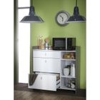  BATTERY Desserte avec casserolier 106x104cm