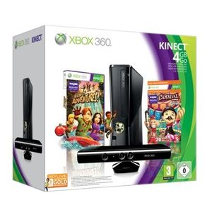 XBOX 360 XBOX 360 4GO+KINECT+CARNIVAL+LIVE GOLD 3 MOIS