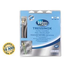 WPRO TNT157 Tuyau gaz Tressinox 1,5M
