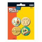 SIMPSONS - Pack 4 badges Homer