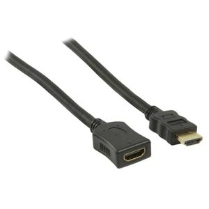 VALUELINE VGVP34090B10 Rallonge HDMI avec Ethernet haute vitesse - 1.00 m - Noir