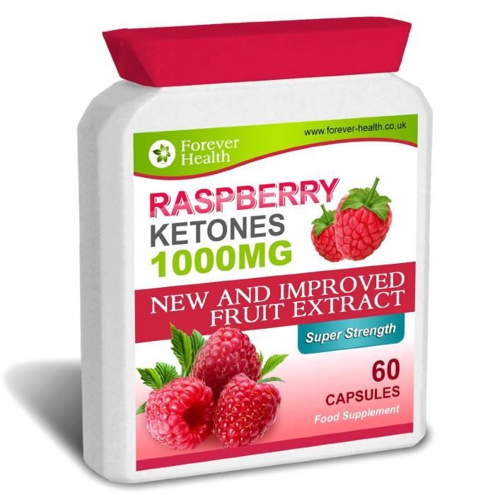 Cetone Framboises PURE Raspberry Ketone TRES FORTE 1000mg Cetone Framboises PURE Raspberry Ketone TRES FORTE 1000mg