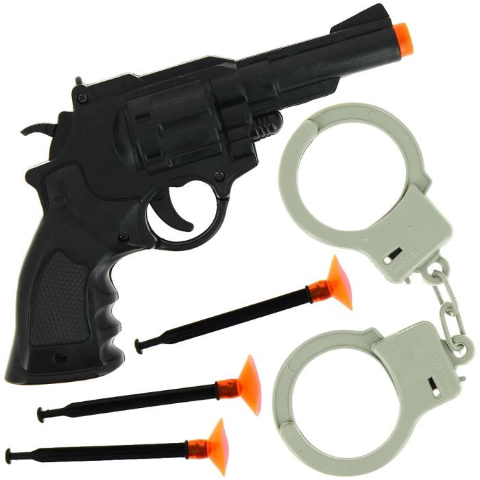 Set Policier Jouet Enfant Pistolet 3 Fléchettes Achat Vente