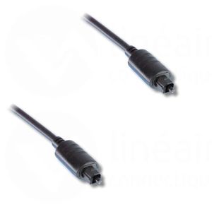 LINEAIRE Câble fibre optique mâle / mâle - 10m