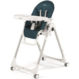 PEG PEREGO Chaise Haute Zéro3 - Coloris Bleu Pétrole