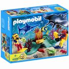 UNIVERS MINIATURE Playmobil Plongeurs avec barrière de corail