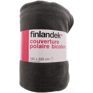 TOUT SIMPLEMENT Couverture polyester - Souris / ecru
