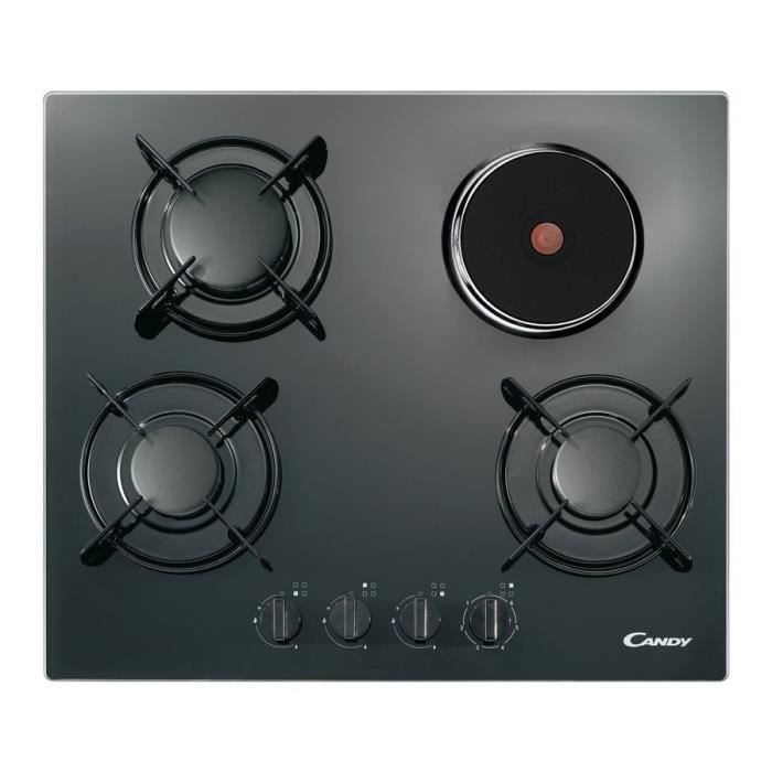 CANDY Table Cuisson Mixte GazElectrique Verre … Achat / Vente plaque