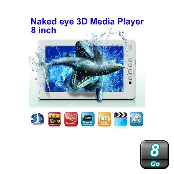 Tablette 3D E book Cadre photo numérique 8 pouc? Achat / Vente