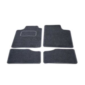TEXTILE AUTO CONFORT Lot de 4 tapis city - gris / gris - taille unique