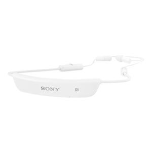 SONY SBH80 Ecouteurs Bluetooth NFC - Tour de cou - Blanc