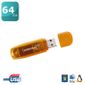  Intenso Rainbow Line 64Go Orange