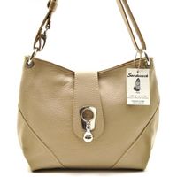 Sac à Main CUIR «Grainé» SOFIA (TAUPE CLAIR) Sac à Main CUIR «Grainé» SOFIA (TAUPE CLAIR)