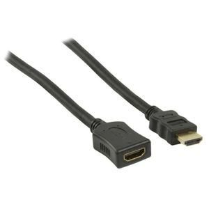 VALUELINE VGVP34090B20 Rallonge HDMI avec Ethernet haute vitesse - 2.00 m - Noir