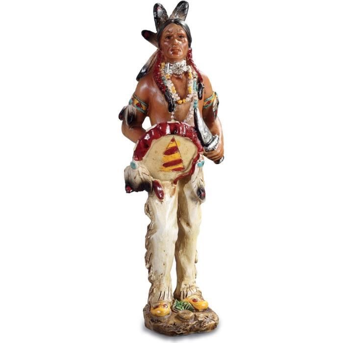 Statuette figurine Indien 20,5 cm Achat / Vente statue