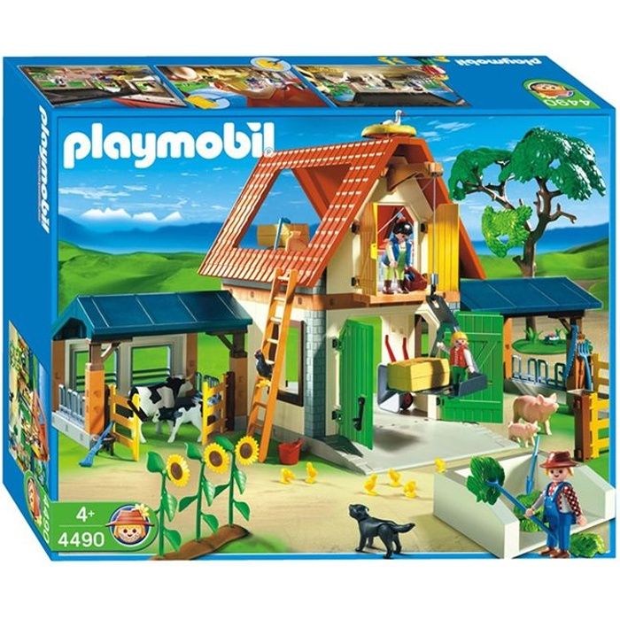 Playmobil 4490 Ferme - Achat   Vente Univers Miniature - Les Soldes 