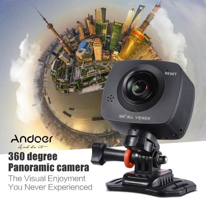 Andoer Double Lentille 360°Caméra Panorama Sport Numérique ...