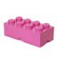 Boite de rangement Lego 8 plots rose