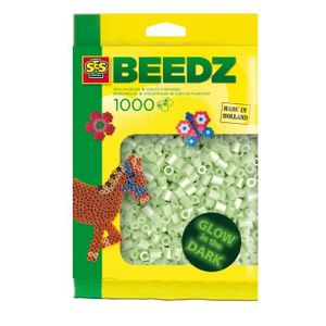 SES CREATIVE Lot de 1000 perles ? repasser - Fluo