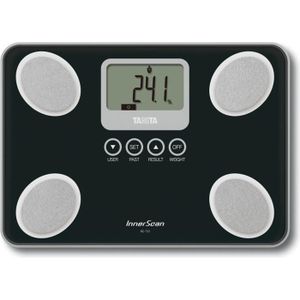 TANITA BC731BK36 P?se-personne - Design en verre - Noir
