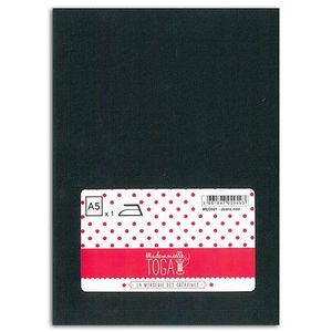 MLLE TOGA Tissu jeans thermocollant - A5 - noir