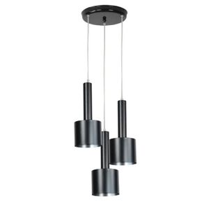 KNUDSEN Lustre - suspension barre 3 lumi?res