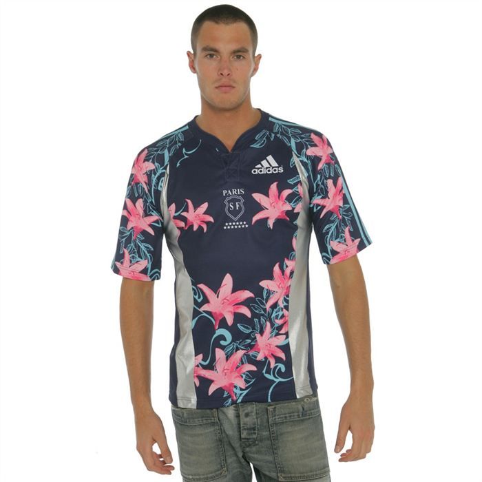 Maillot De Rugby Stade Français Saison 2009/2010 - Taille L Homme - Couleur Rose