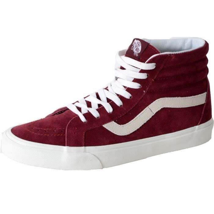 vans sk8 hi rouge