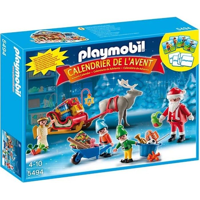 PLAYMOBIL 5494 Calendrier Avent Père Noël - Achat / Vente univers