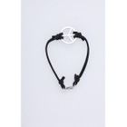 BRACELET - GOURMETTE Bracelet Peace Noir - vetement f…