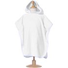 SORTIE DE BAIN Poncho de bain blanc ciel