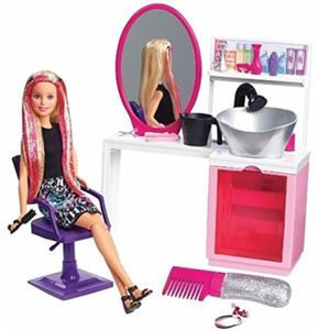 BARBIE Salon De Coiffure Et Poupée Studio Coiffure 12889