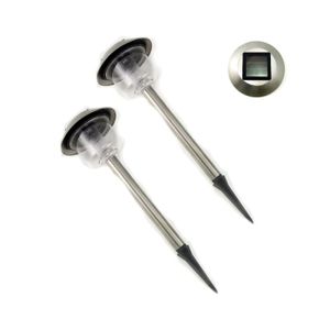 Lampe solaire - 1 led - 38cm - 2pcs