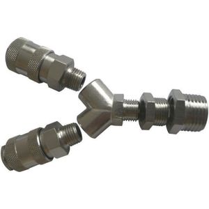 MICHELIN Kit Double Sortie En Y Raccords Rapides pour compresseur