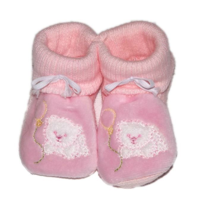 chaussons naissance fille