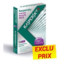 ANTIVIRUS KASPERSKY INTERNET SECURITY 2012 1 POSTE / 1 AN