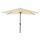 Parasol rectangle Sable en aluminium, acier et pol