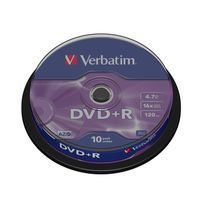 CD - DVD - BLU-RAY VIERGE POUR PC Verbatim DVD+R 16x