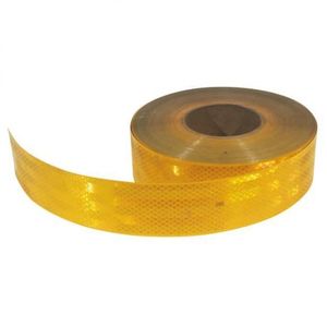 Ruban Réfléchissant Autocollant Rouge - 2 Rouleaux 10m X 5cm - Sécurité Nocturne Pour Véhicules