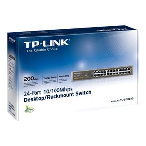 TPLINK SWITCH 24 PORTS 10/100 13'' SF1024D