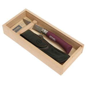 Couteau OPINEL Tradition Aubergine 8cm
