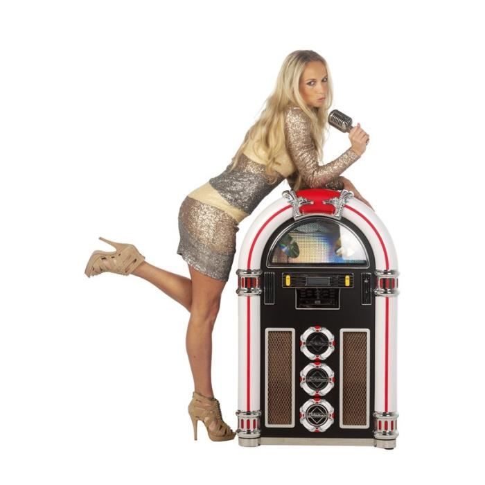 Jukebox CD FM AM MP3 chaine hi fi, avis et prix pas cher