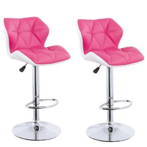 tabouret de bar rose