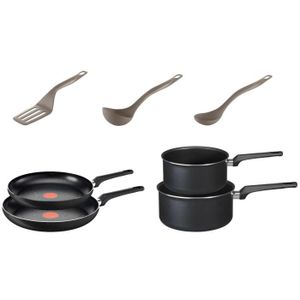 TEFAL HOW EASY Batterie de cuisine 7 pi?ces YY3024FA 16-18-24-28cm Gaz