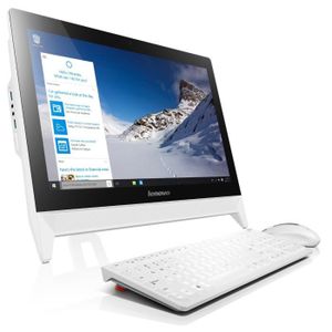 Lenovo PC Tout en Un - C20-00 - 20' Full HD - 4 Go de RAM - Windows 10 - Intel Celeron N3050- Intel HD Graphics -Stockage 1To