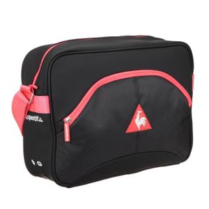 LE COQ SPORTIF Sac Reporter - 1 Compartiment - 12 ? 18 ans - Classe Secondaire - 29cm - Noir - Enfant Garçon